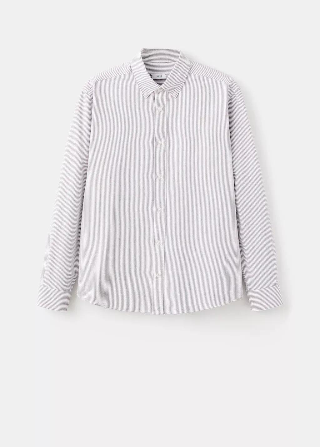 Red 100% Cotton Kodak Striped Shirt, Dark Red, large image number 8