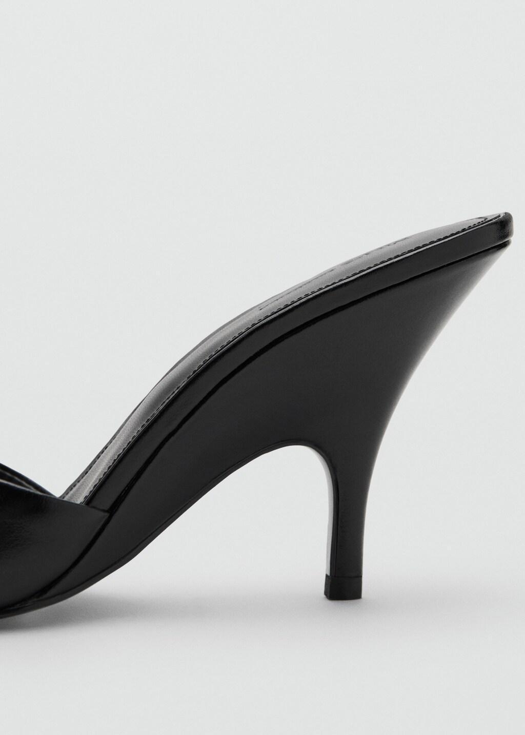 Black Leather Wedge-Heel Sandals, 0201_99, large image number 7