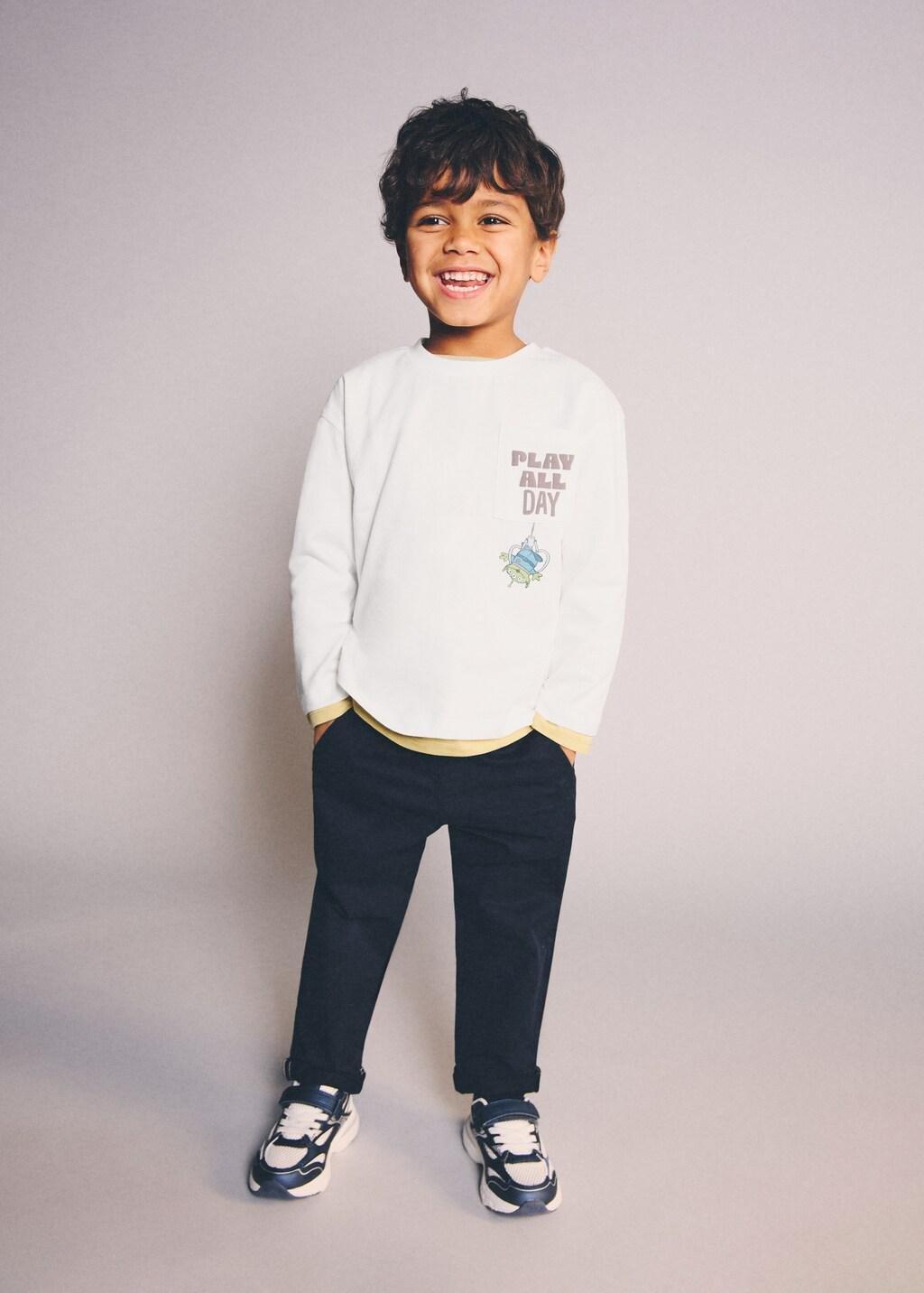 White Toy Story T-Shirt, Baby Boys, Natural White, medium