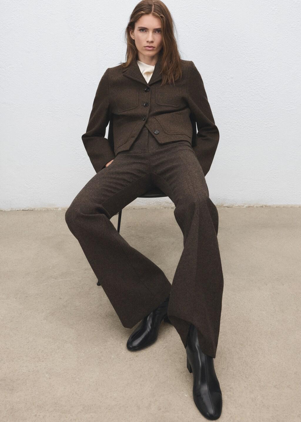 Black Round-Toe Block-Heel Ankle Boots, 0201_99, large image number 0