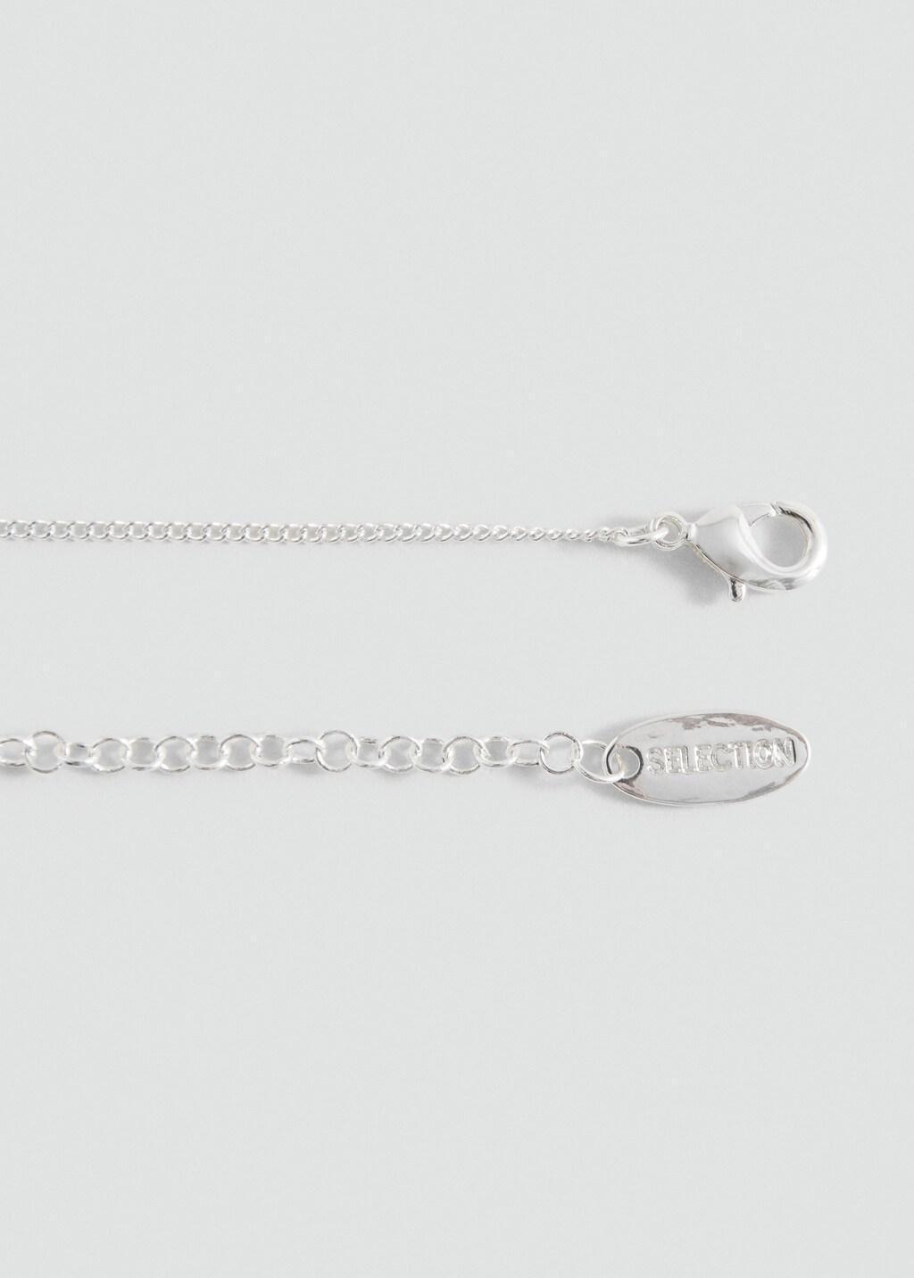 Silver Metal Pendant Necklace, Silver, large image number 2