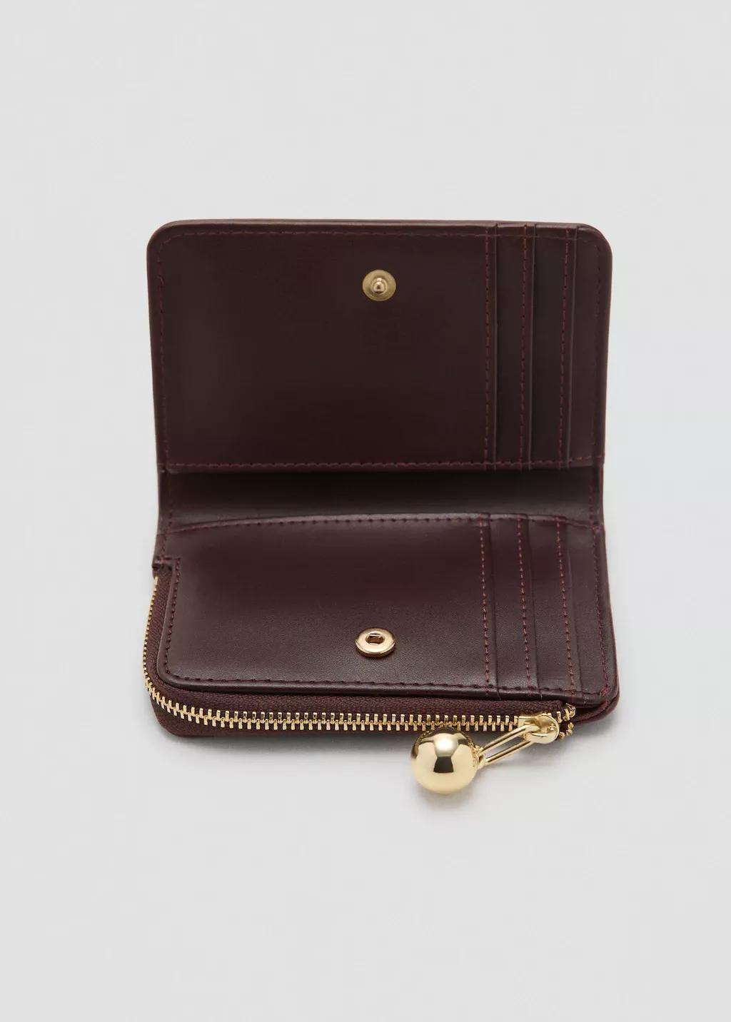 Brown Mini-Bead Small Purse, 0201_32, medium