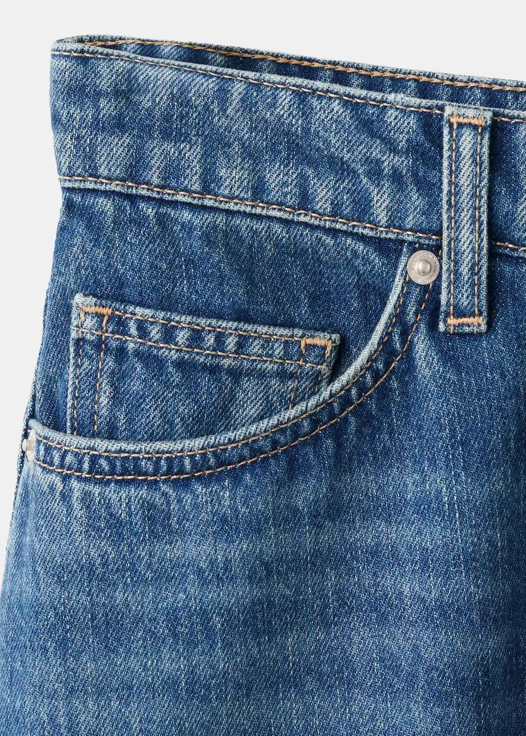 Blue Denim Midi-Skirt, Open Blue, large image number 4