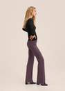 Mango - Lt-Pastel Purple Retro Print Trousers