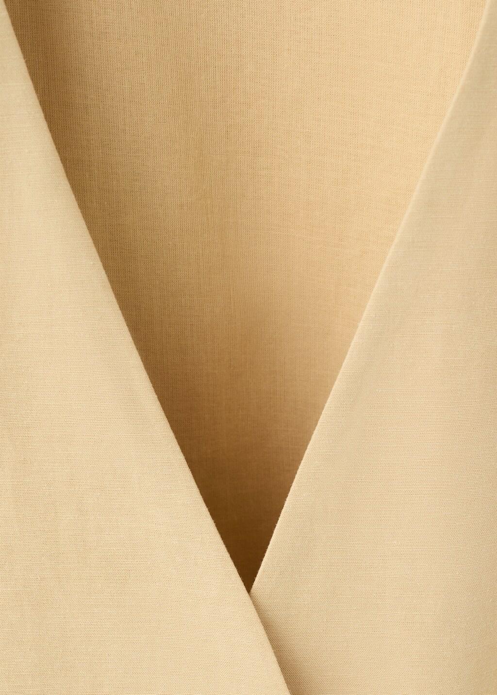 Yellow Fitted Suit Top, 0201_15, large image number 4