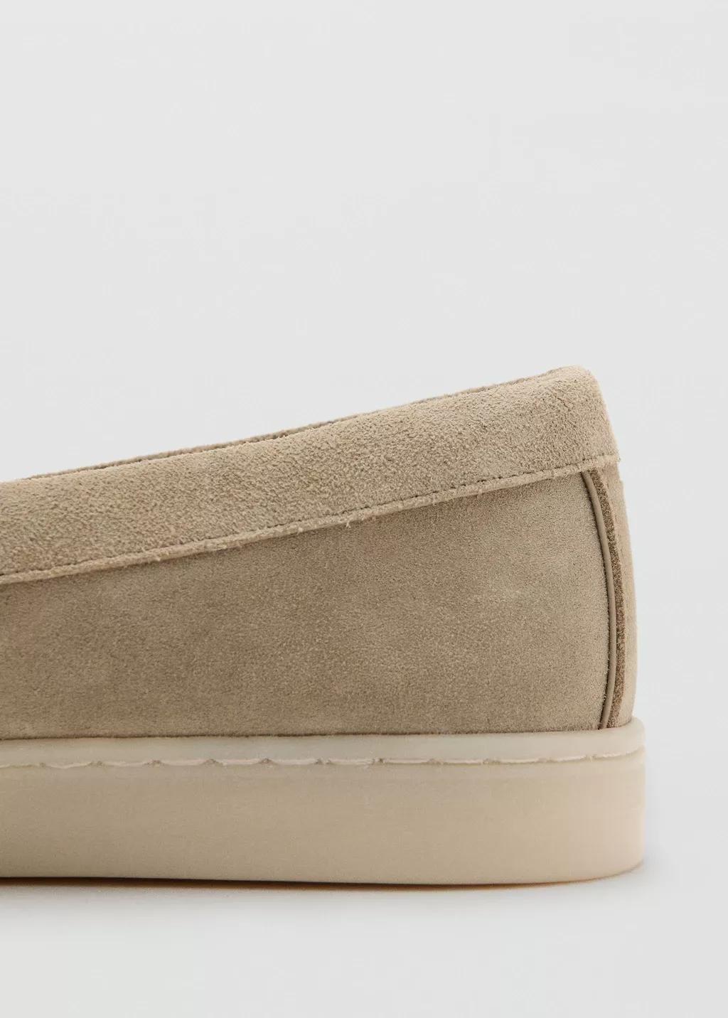 Brown Lt Pastel Split Leather Shoes, Light Pastel Brown, large image number 1