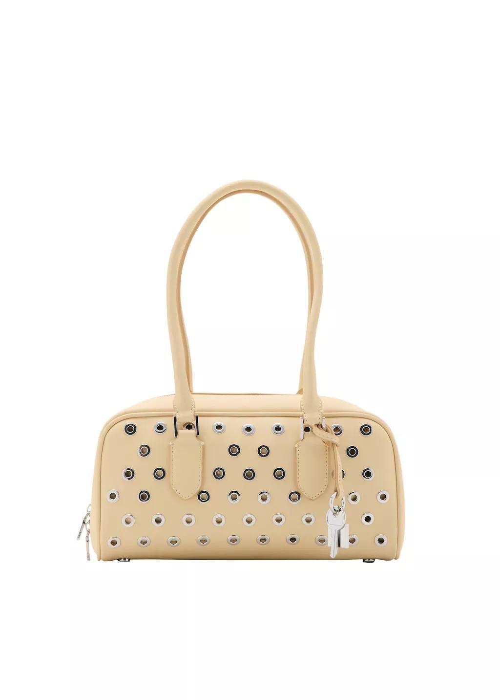 Yellow Bowling Bag Eyelets, Yellow, large image number 2