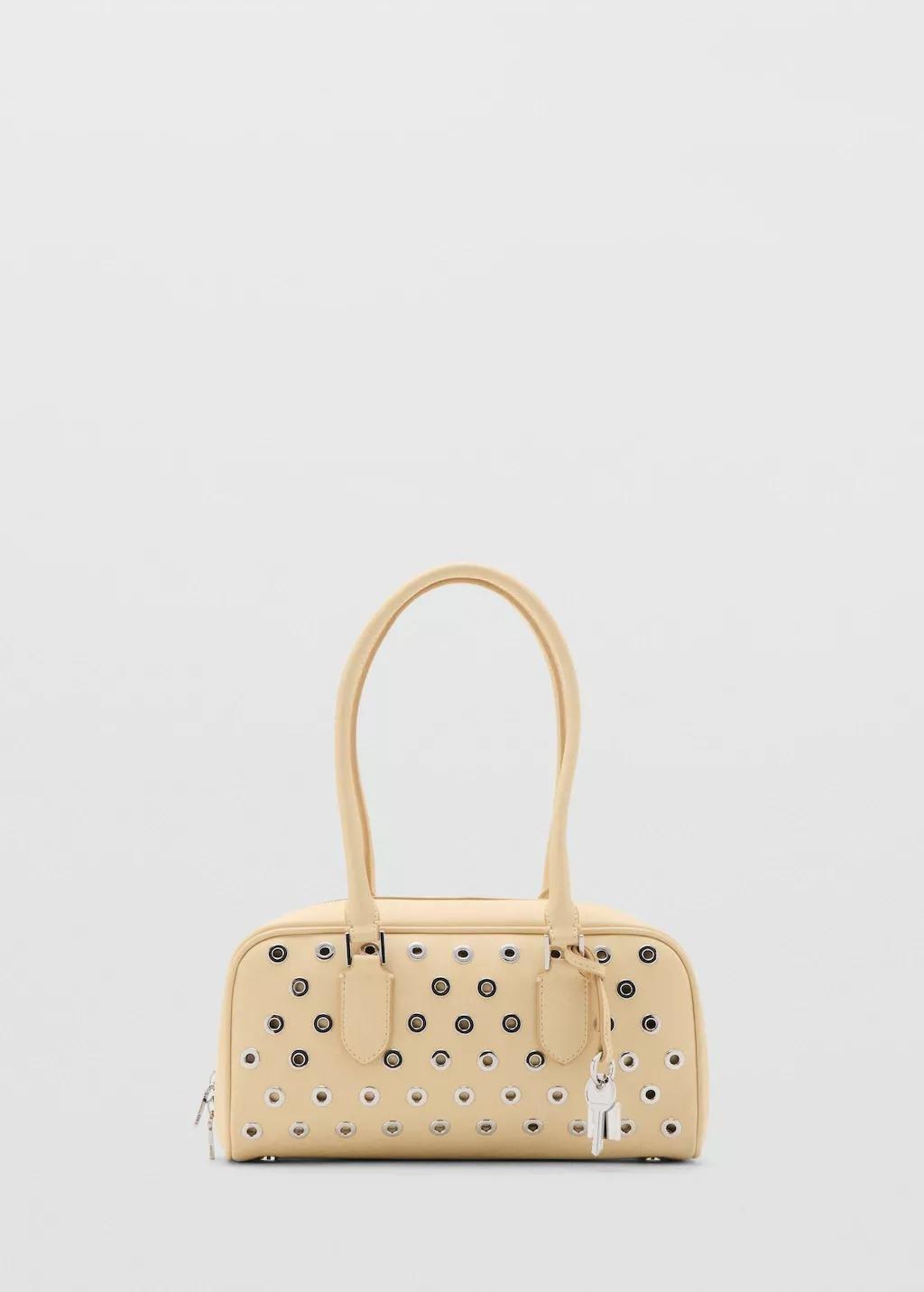 Yellow Bowling Bag Eyelets, Yellow, large image number 3