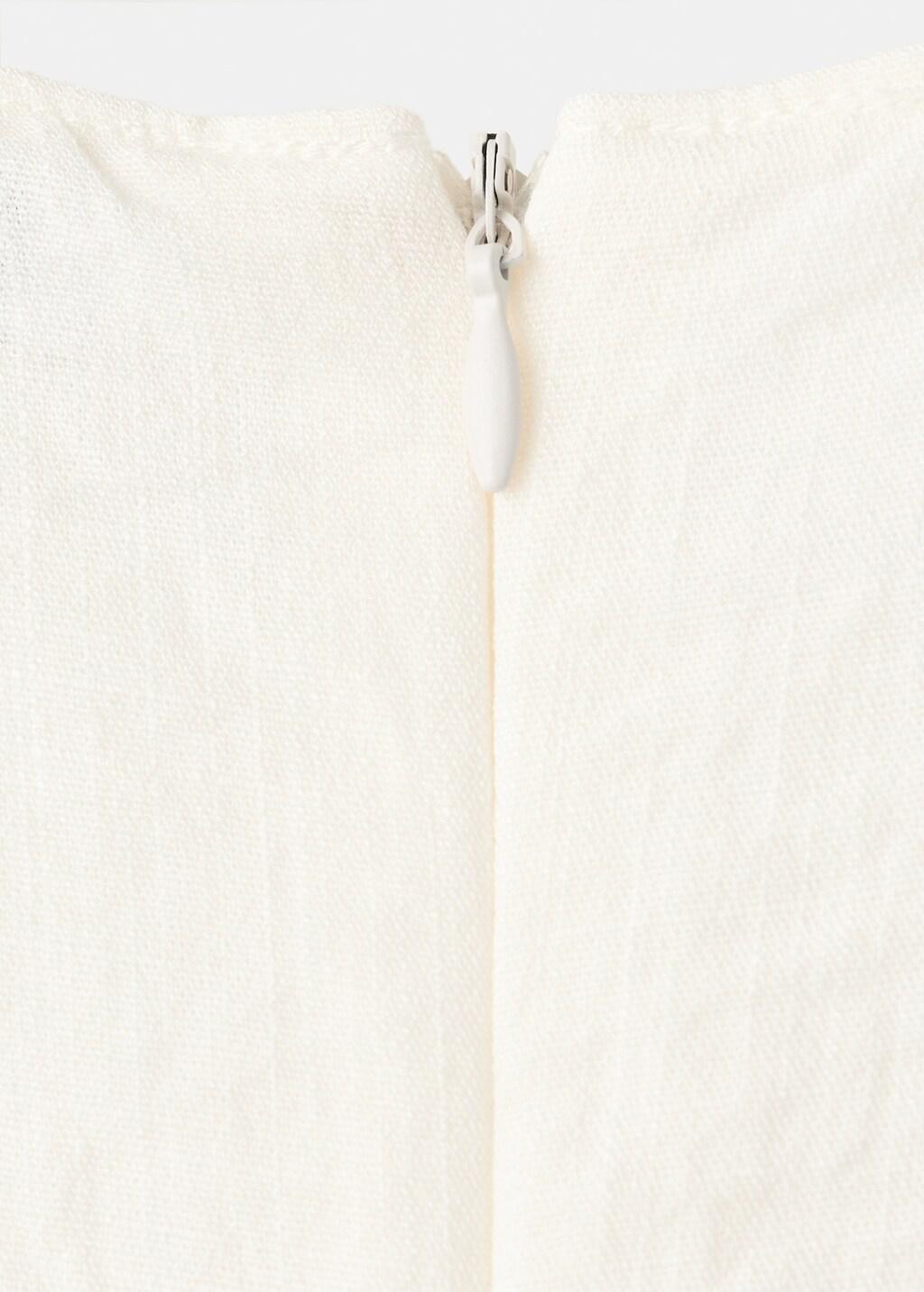 Beige A-Line Dress With Godets, Light Beige, large image number 1