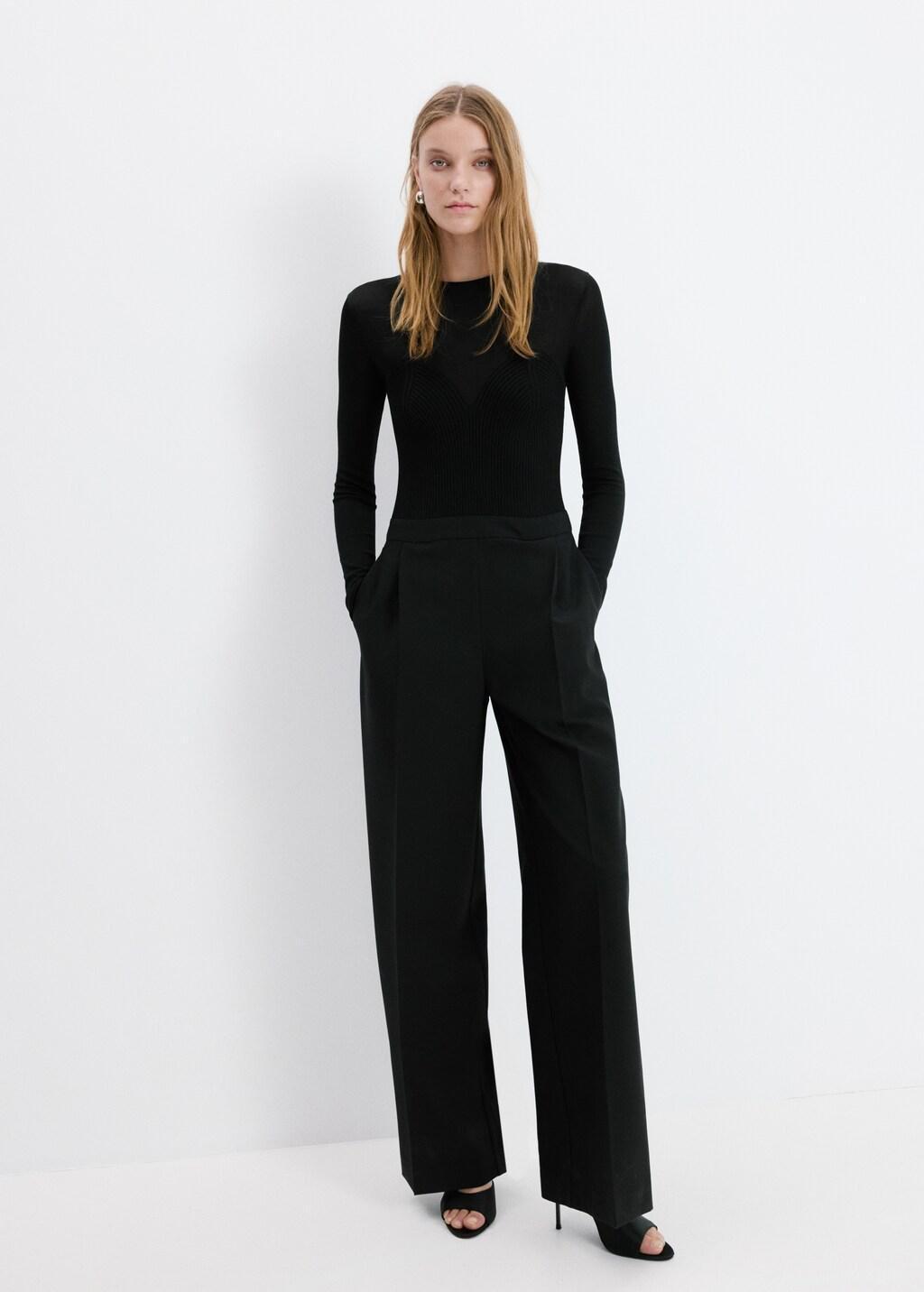 Black Jumpsuit-Style Coordinated Outfit, 0201_99, large image number 0
