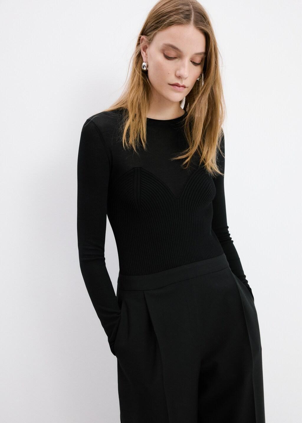 Black Jumpsuit-Style Coordinated Outfit, 0201_99, large image number 3