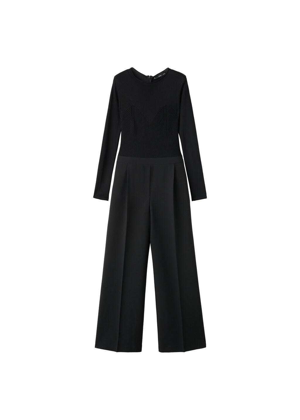 Black Jumpsuit-Style Coordinated Outfit, 0201_99, large image number 6