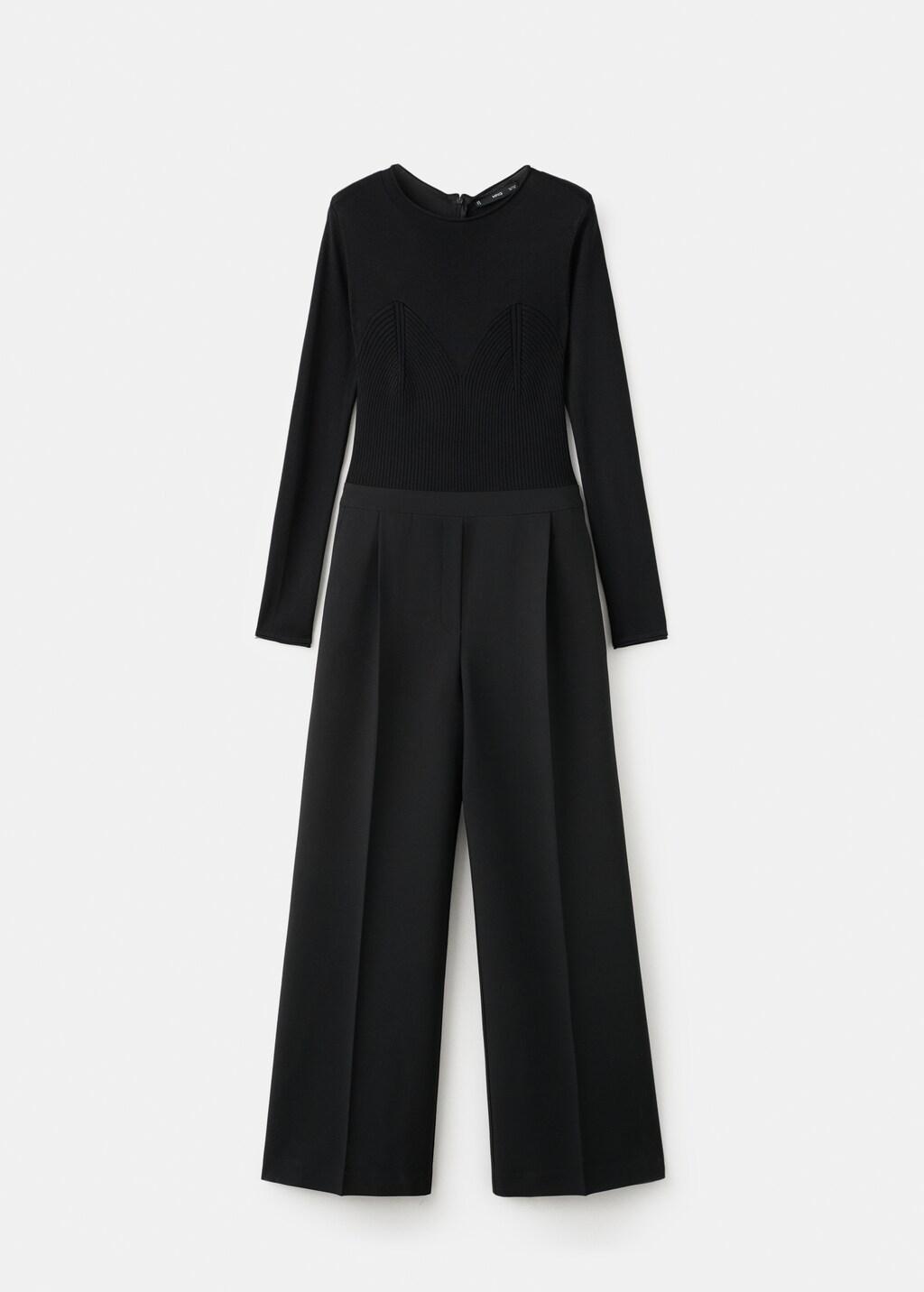 Black Jumpsuit-Style Coordinated Outfit, 0201_99, large image number 7