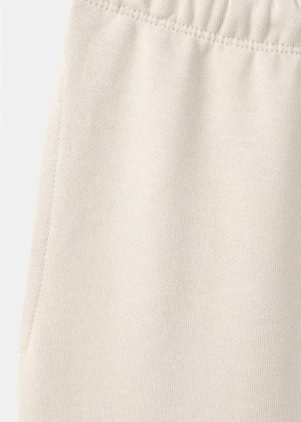 Beige Cord Cotton Jogger, Kids Girls, Light Beige, large image number 3