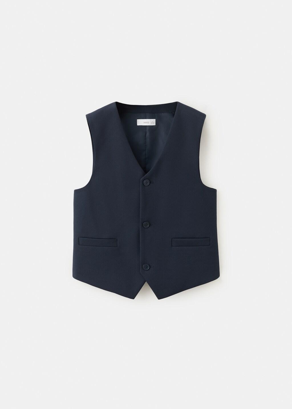 NAVY Slim-fit suit waistcoat, Kids Boy, Navy, large image number 5