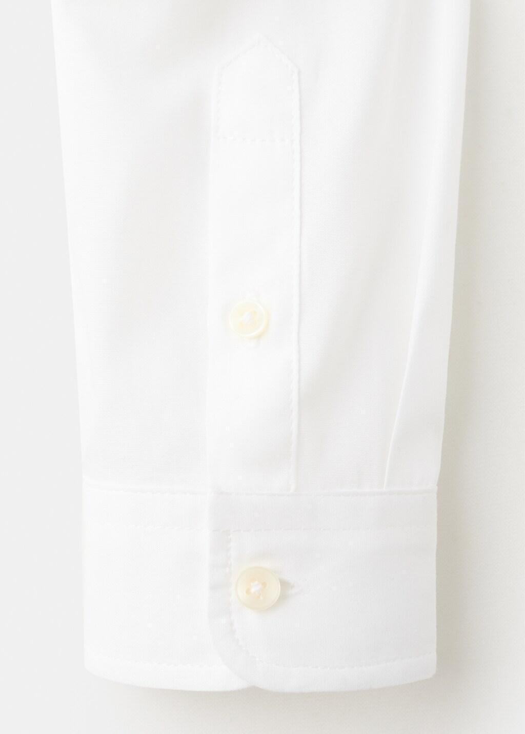 White Cotton Shirt, Kids Boys, White, medium