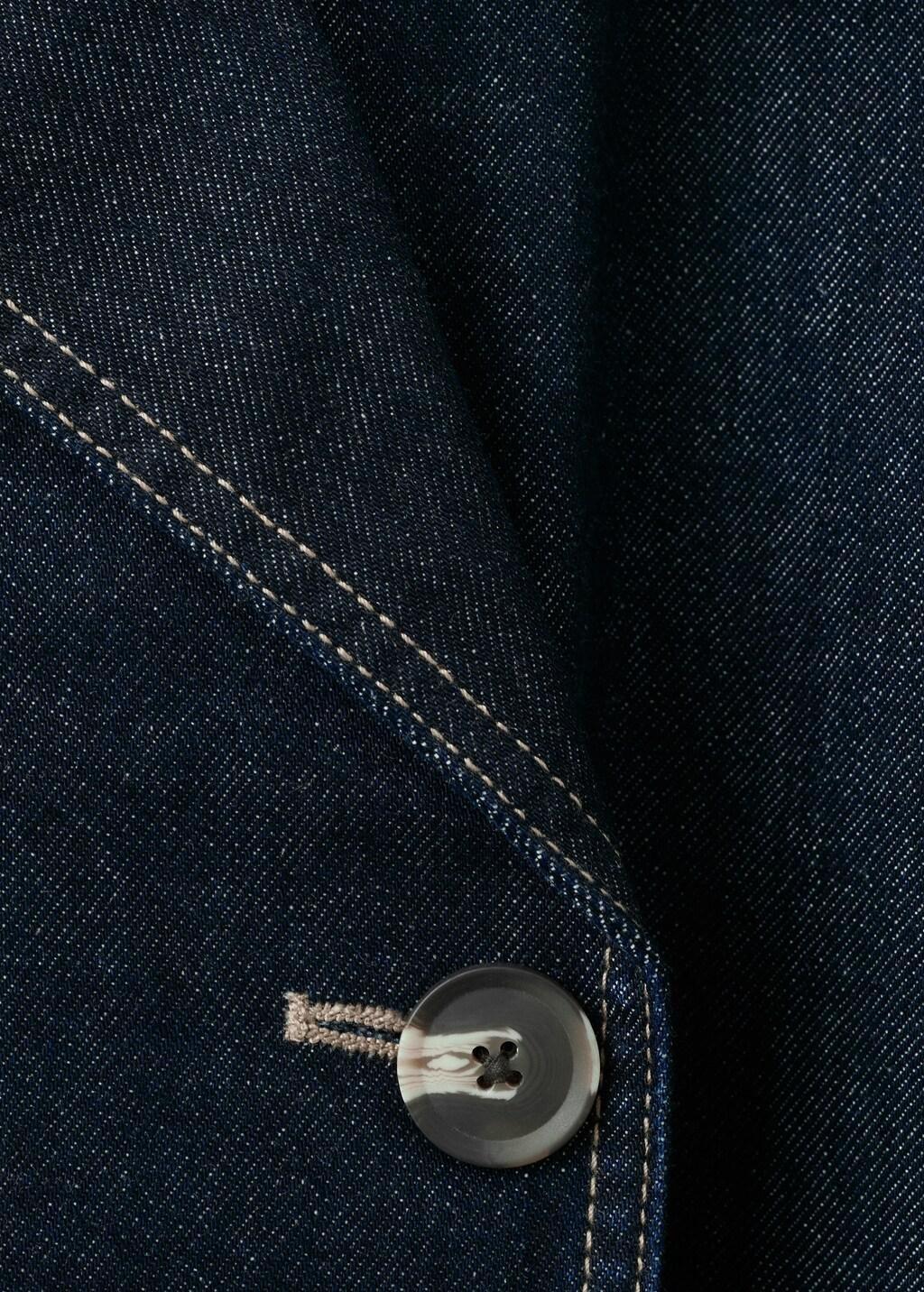 Blue Denim Trench With Belt, Open Blue, large image number 5