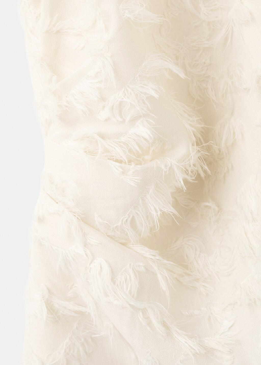 Beige Asymmetric Statement Top, Light Beige, large image number 1