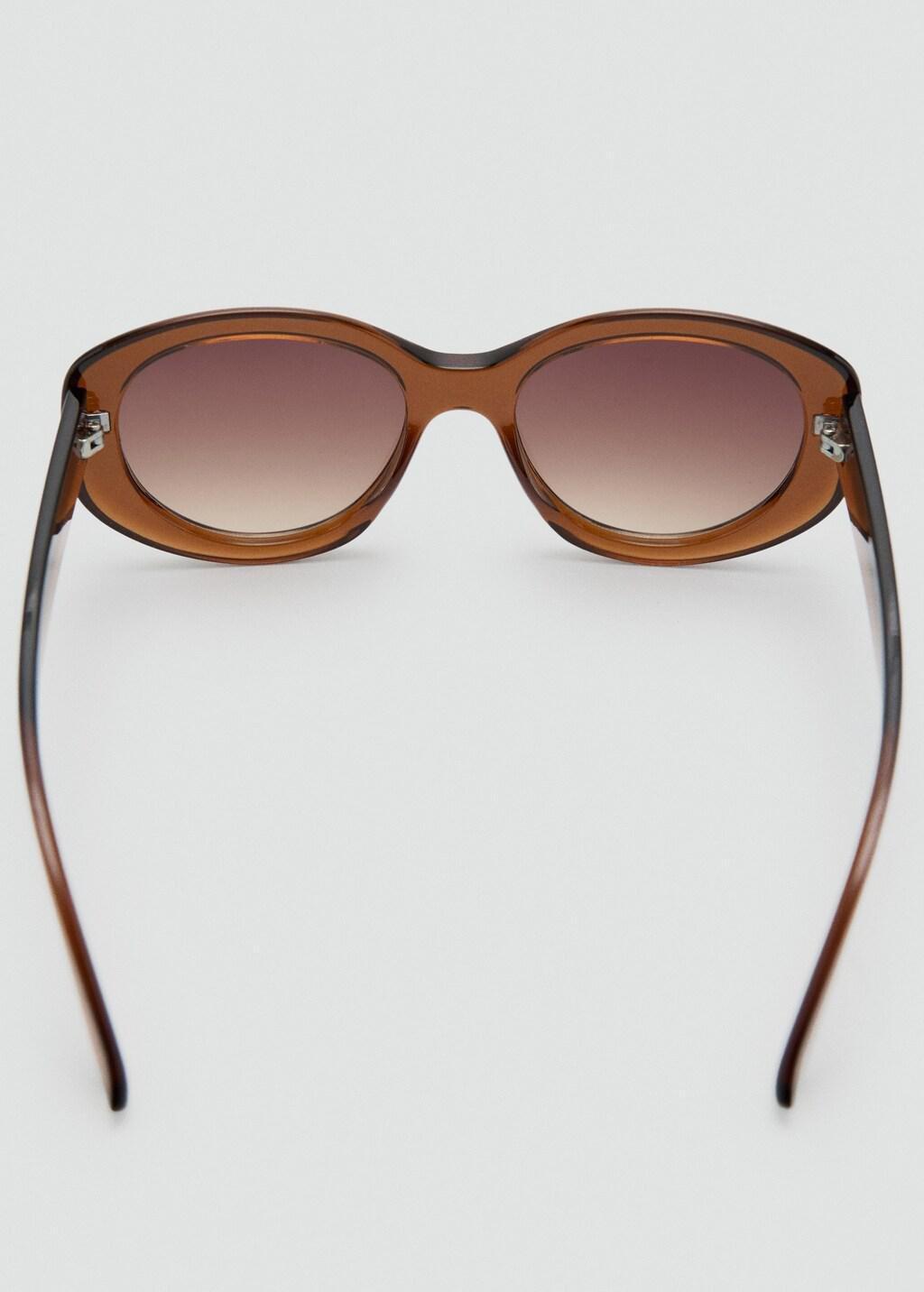 Brown Squared Frame Sunglasses, Brown, large image number 2