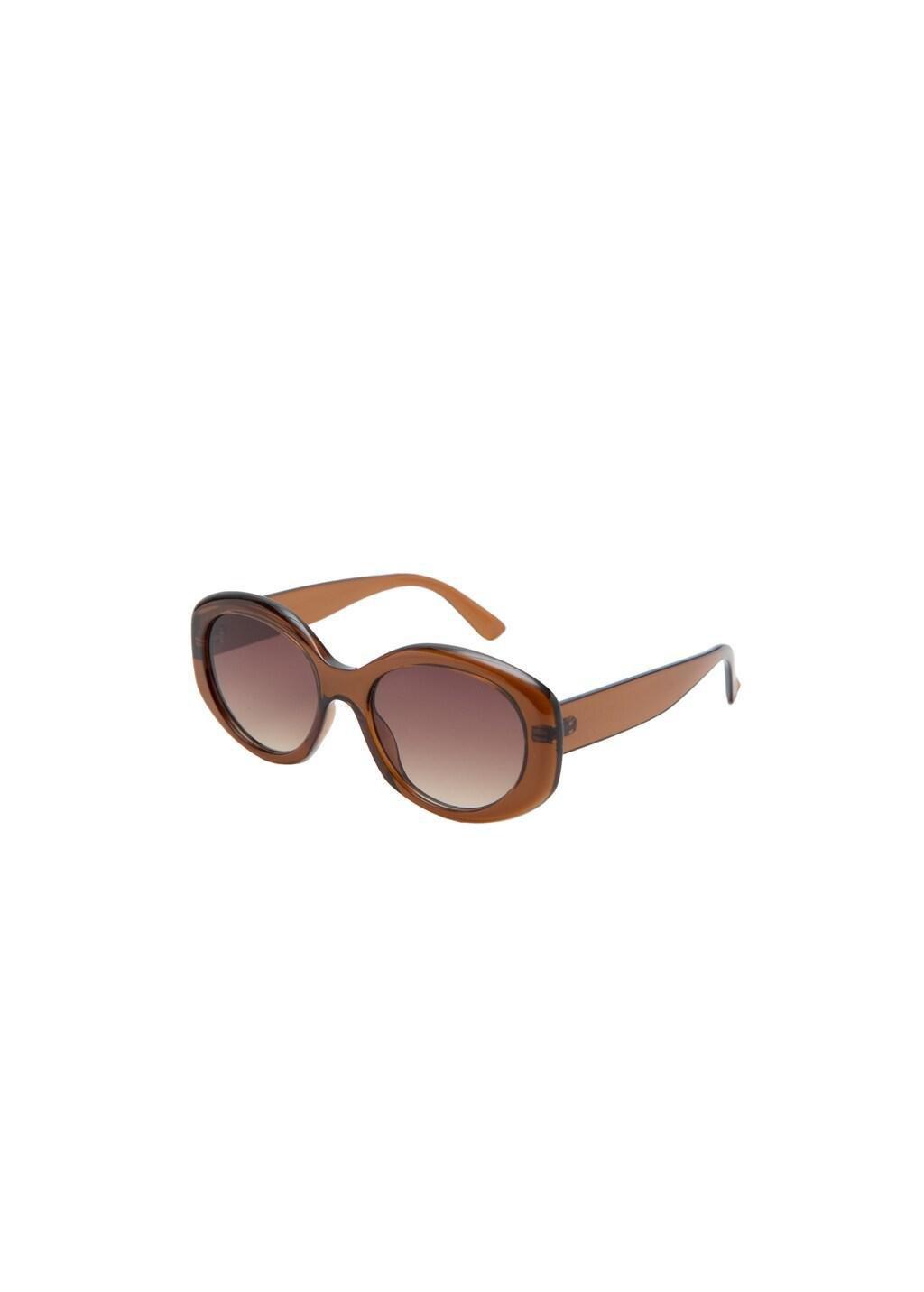 Brown Squared Frame Sunglasses, Brown, large image number 3