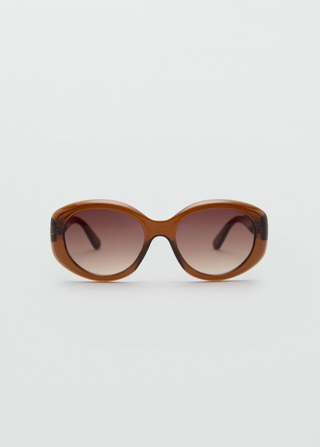 Brown Squared Frame Sunglasses, Brown, large image number 4