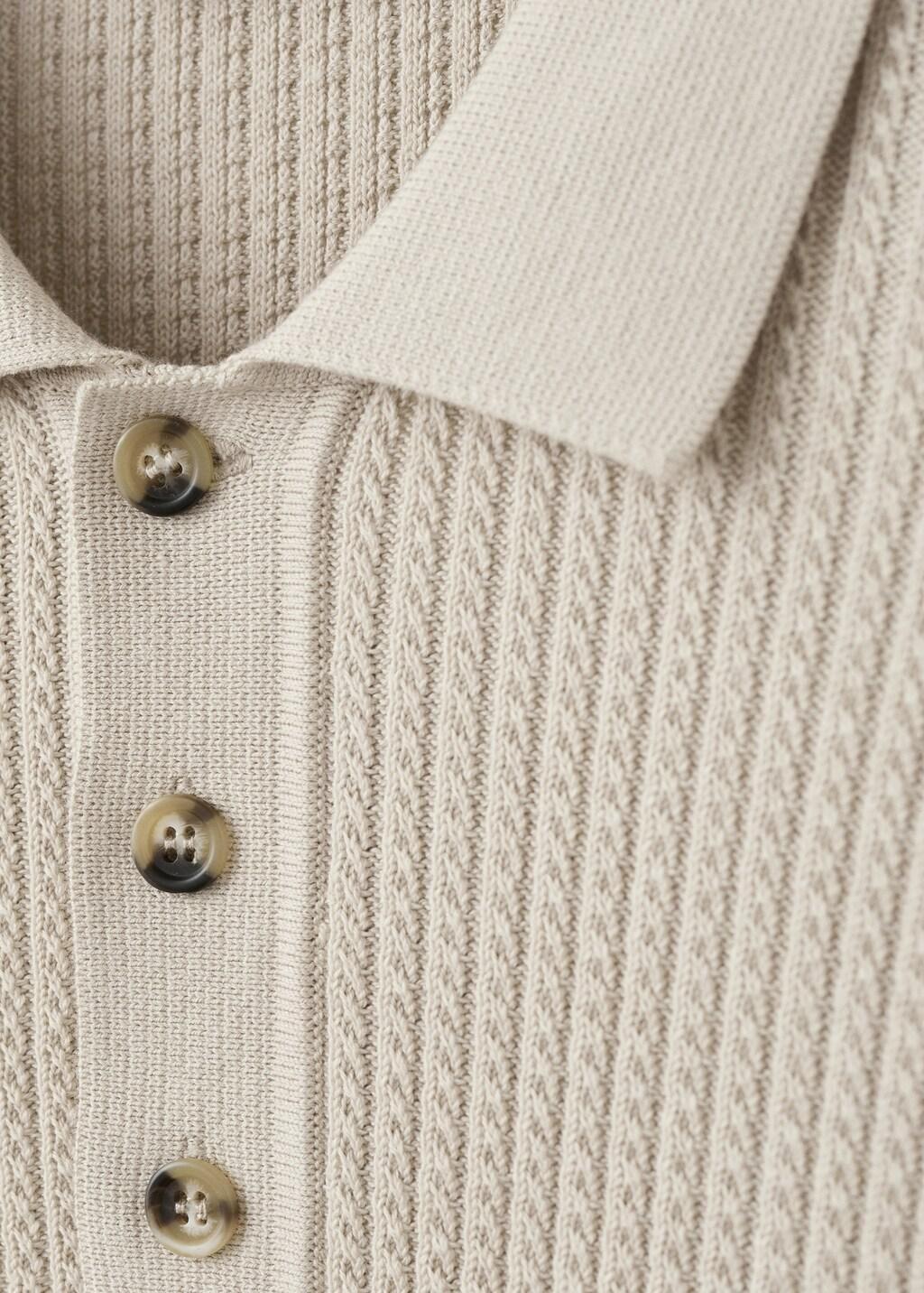 Brown Cotton-Blend Braided Knitted Sweater, 0201_07, medium