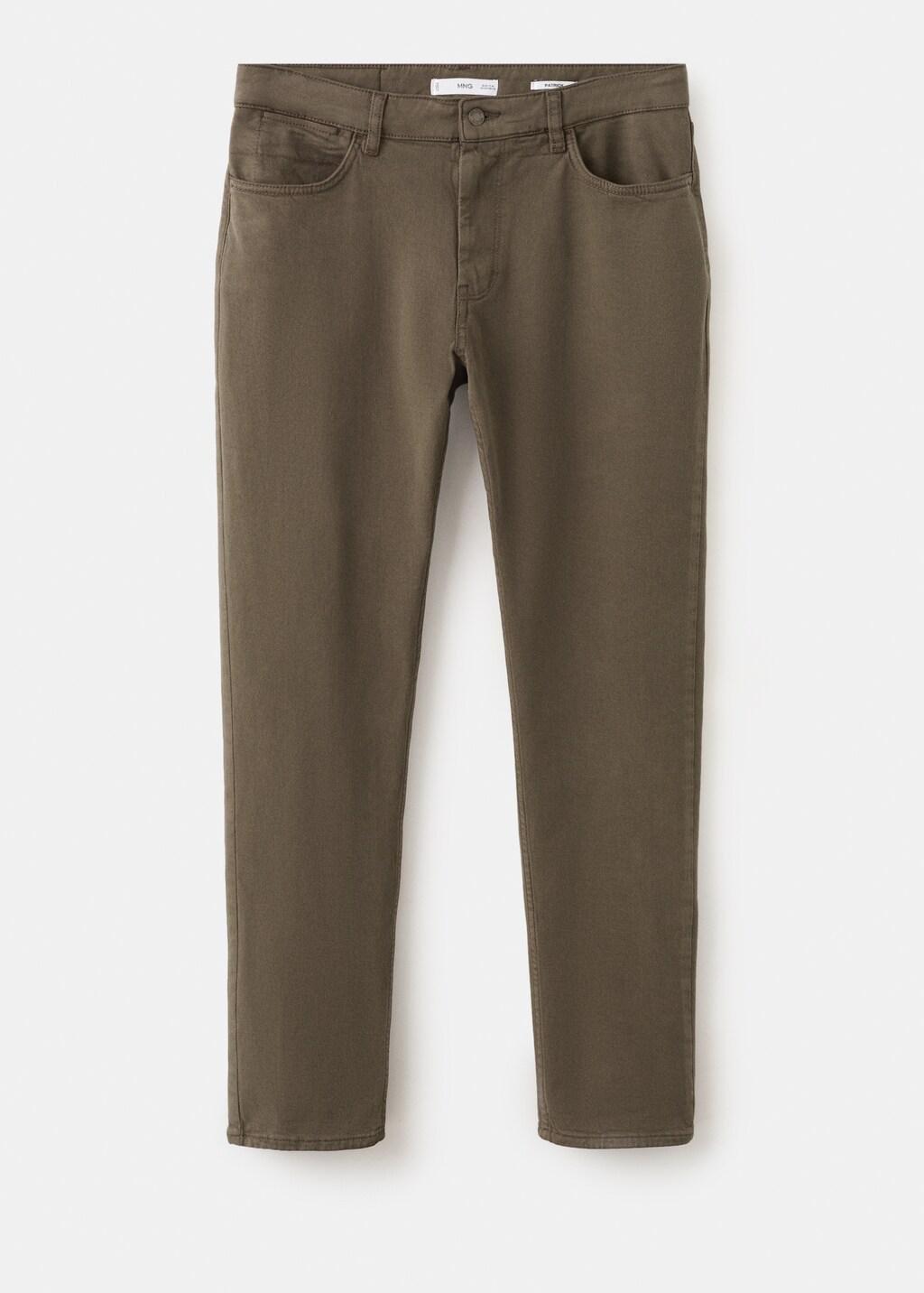 Khaki Slim Fit Ultra Soft Touch Patrick Jeans, 0201_37, large image number 8