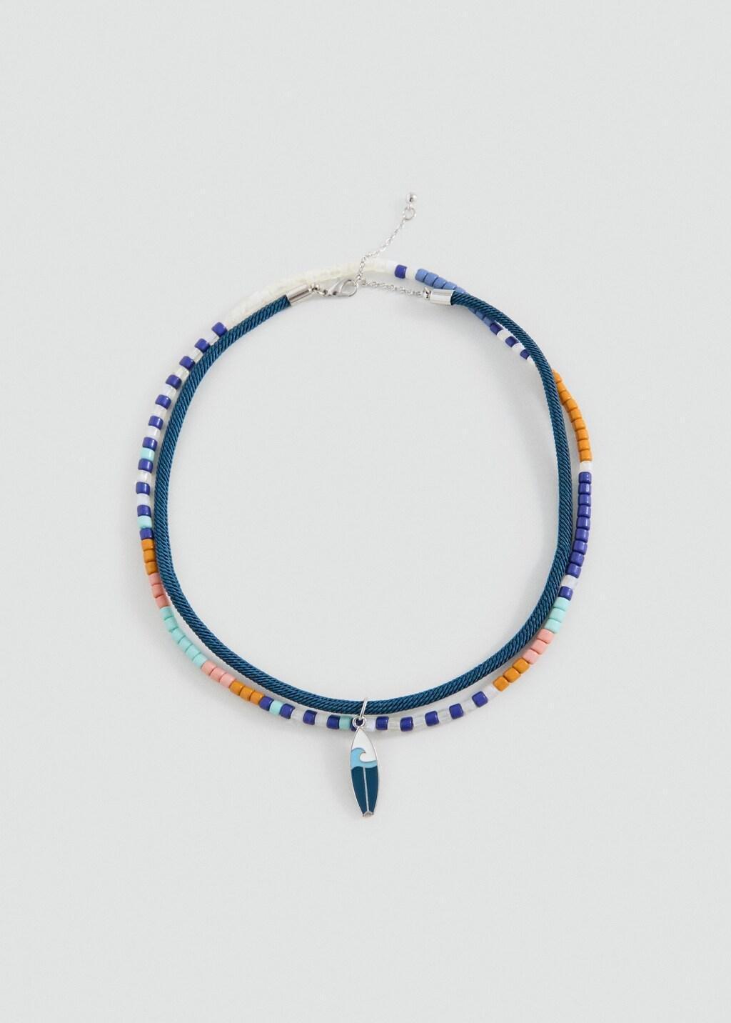 Navy Combined Necklace Pack, Kids Boy, Navy, large image number 2