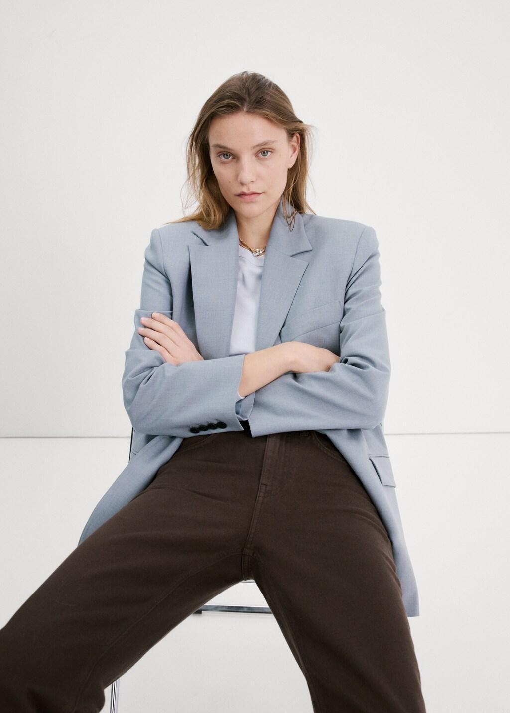 Brown Matilda Medium-Rise Straight-Fit Jeans, Dark Brown, large image number 4