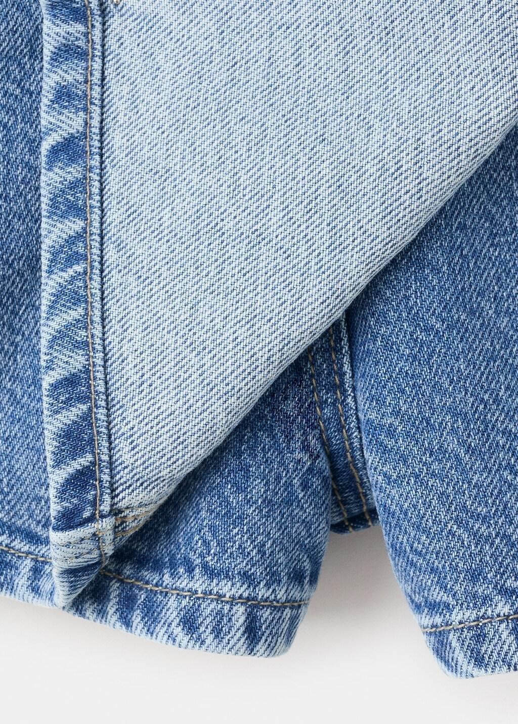 Blue Denim Skort, Baby Girl, Open Blue, large image number 2