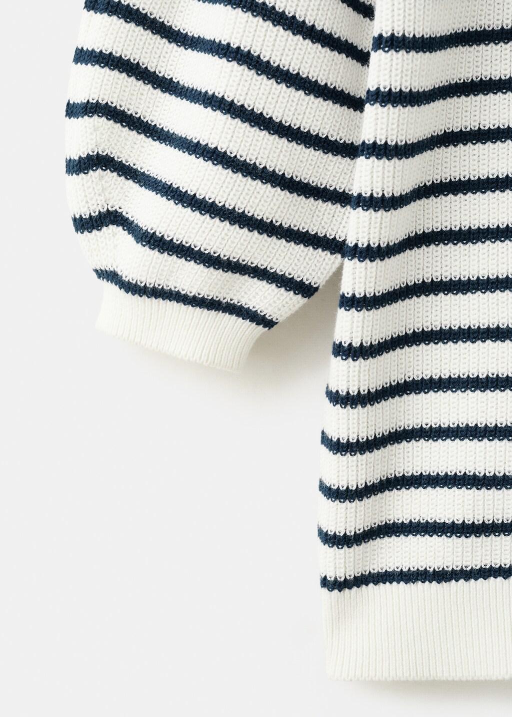 White Knit Midi Dress, Baby Girl, Natural White, large image number 2