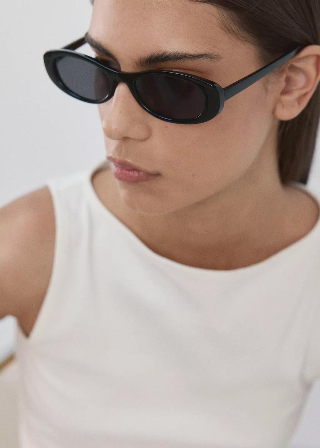 White Fitted Cotton Top, 0201_02, large image number 4