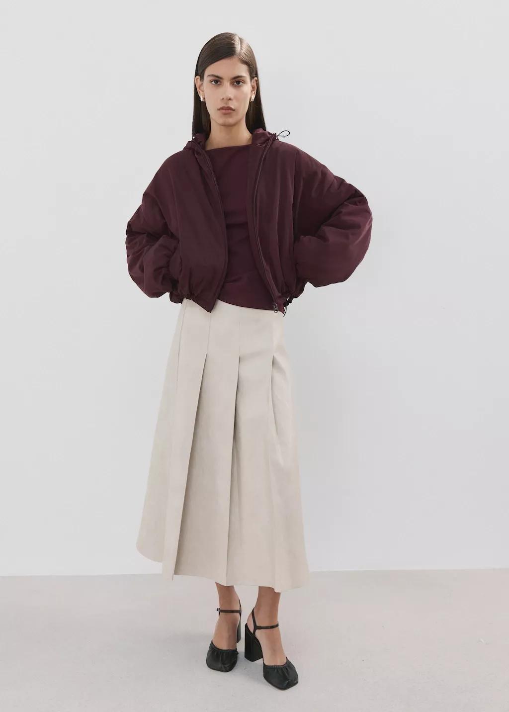 Red Fitted Cotton Top, 0201_78, large image number 0