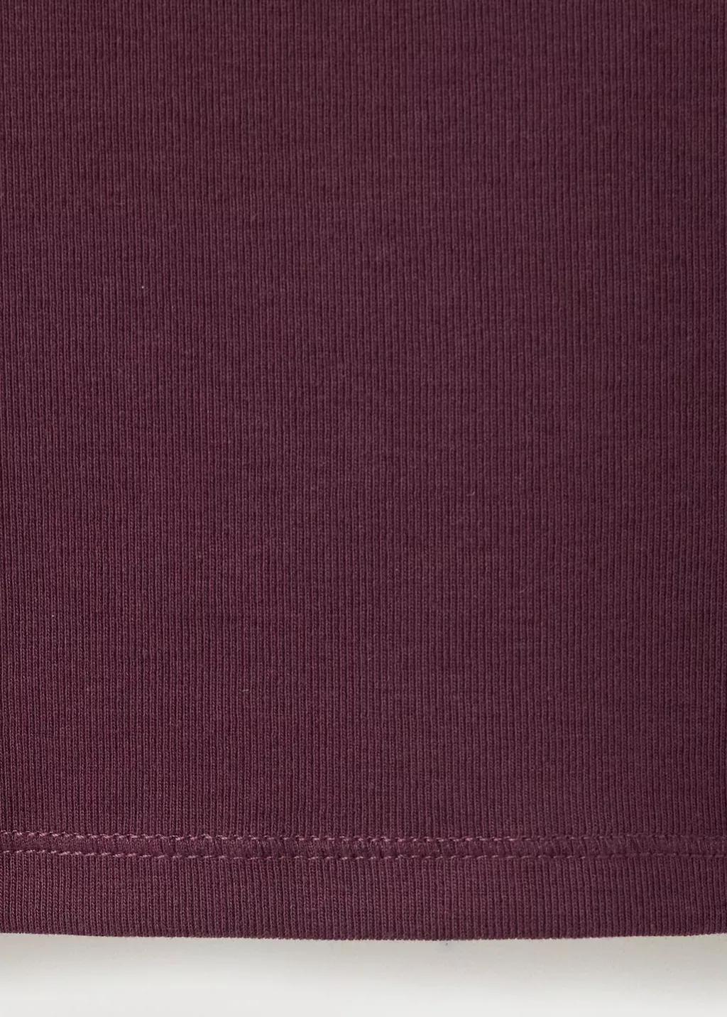 Red Fitted Cotton Top, 0201_78, large image number 5