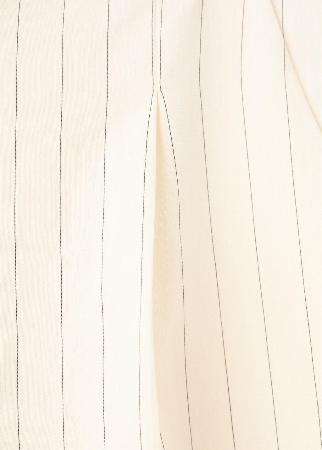 NATURAL WHITE Pinstripe suit trousers, 0201_02, large image number 4