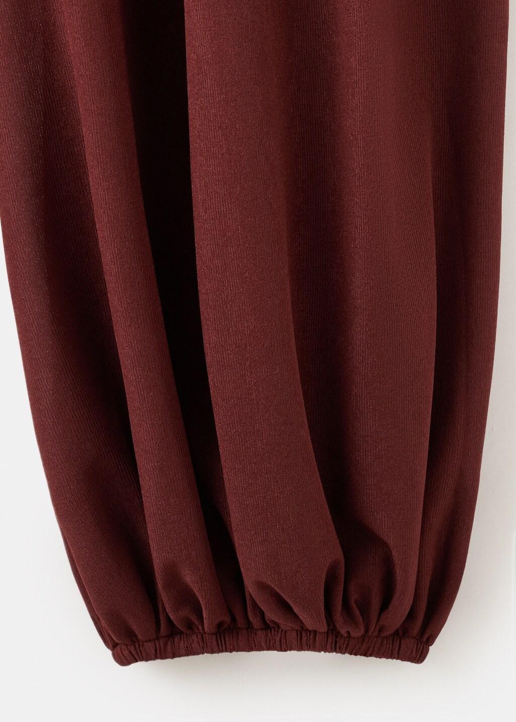 Orange Mid-Rise Balloon Trousers, 0201_79, medium