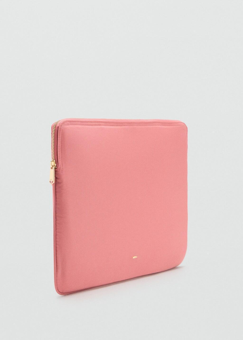 Pink Nylon Laptop Case, Pink, large image number 0