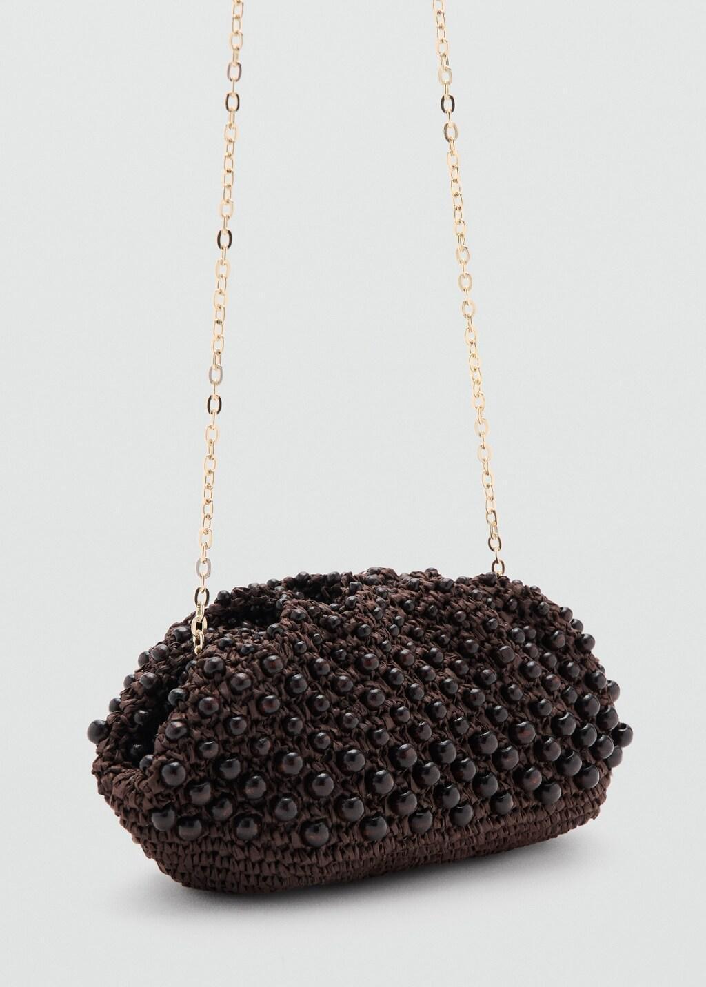 Brown Natural Fibre Tote Bag, 0201_32, large image number 1