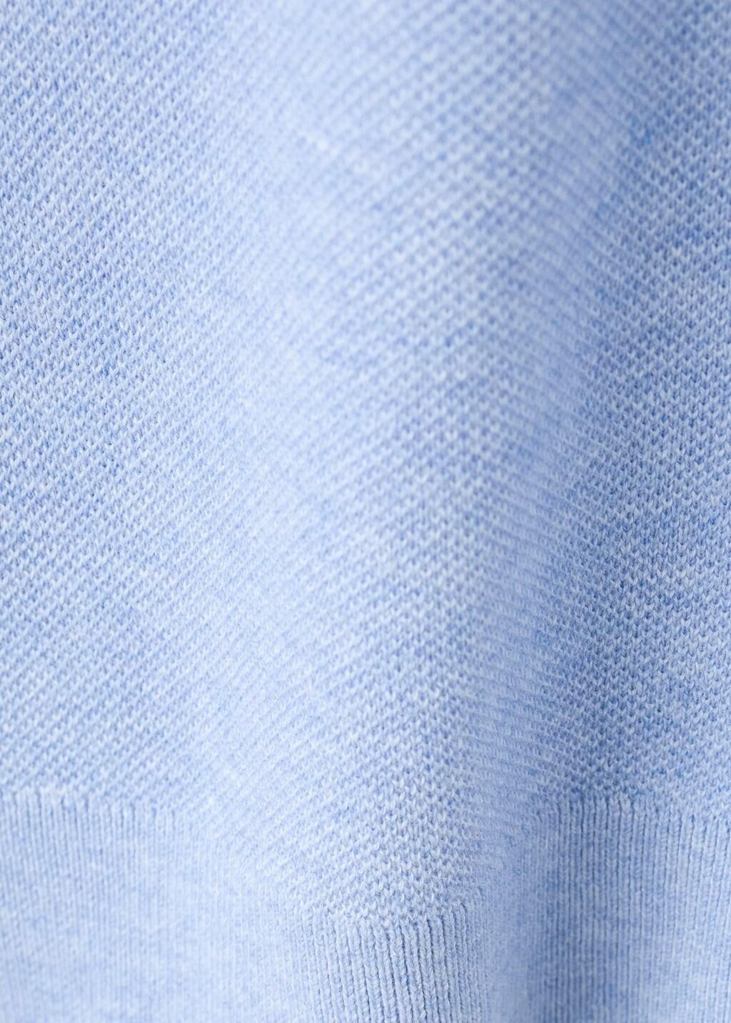 LT-PASTEL BLUE Cotton fine-knit t-shirt, 0201_50, medium