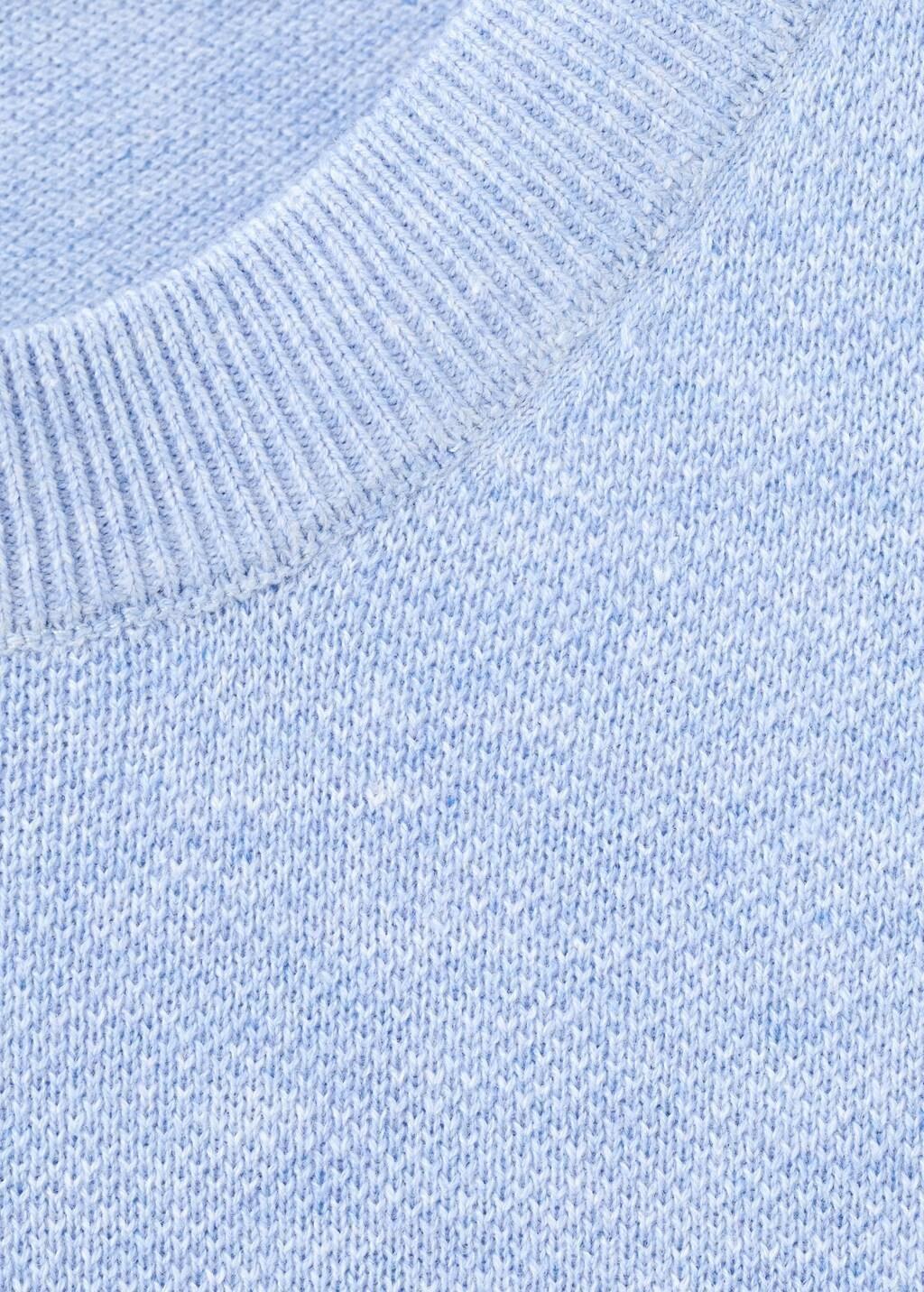 LT-PASTEL BLUE Cotton fine-knit t-shirt, 0201_50, large image number 5