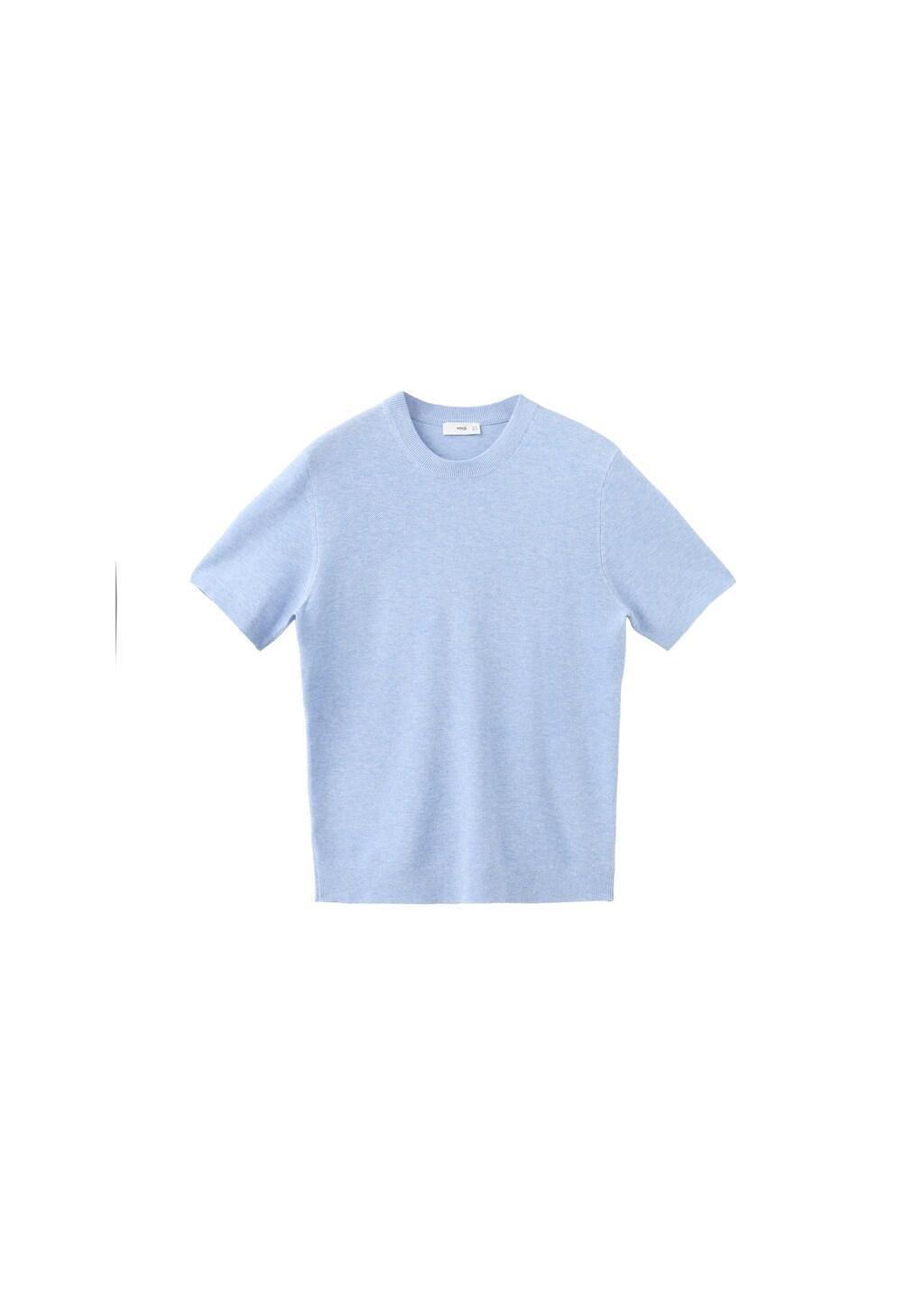 LT-PASTEL BLUE Cotton fine-knit t-shirt, 0201_50, large image number 6