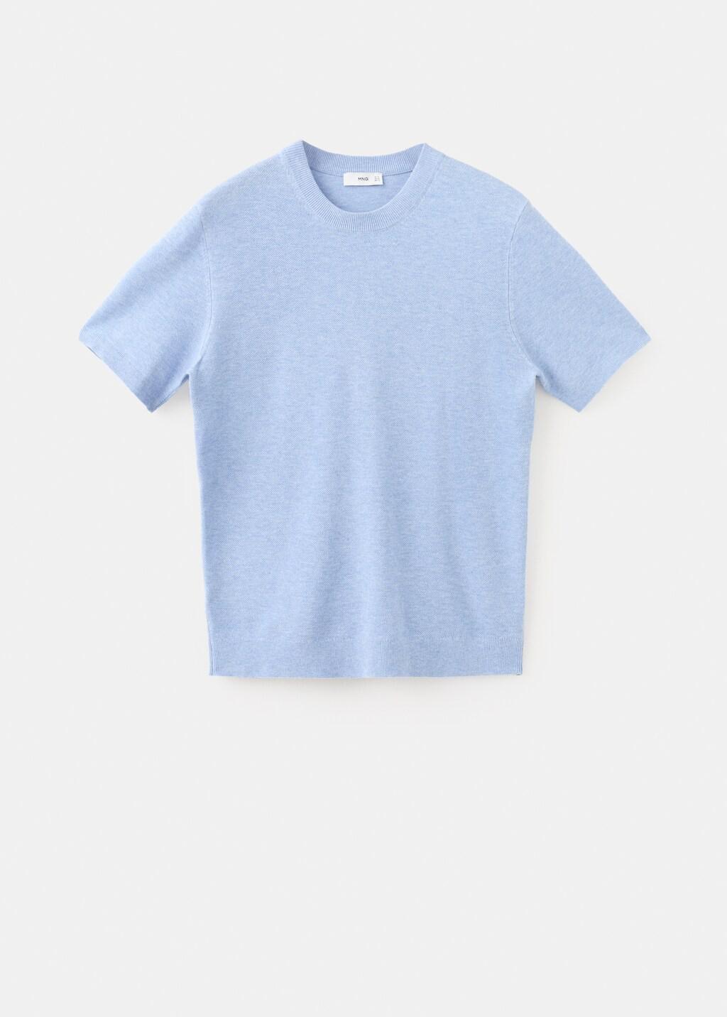 LT-PASTEL BLUE Cotton fine-knit t-shirt, 0201_50, large image number 7