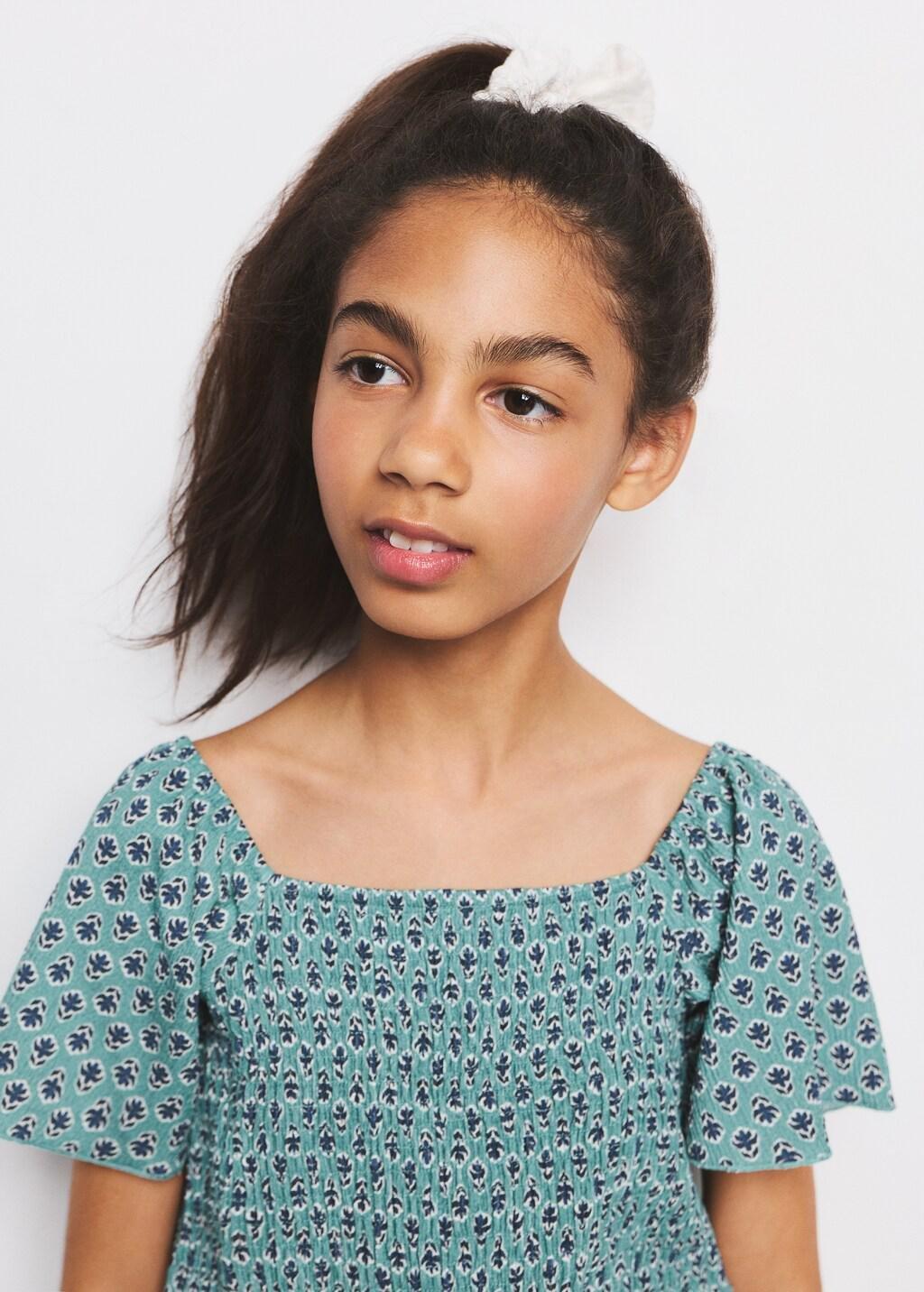 Green Long Printed Jumpsuit, Kids Girls, 0201_45, large image number 4