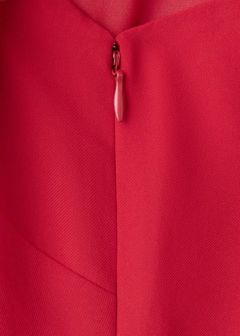 Red Open Back Halter Jumpsuit, Red, large image number 5