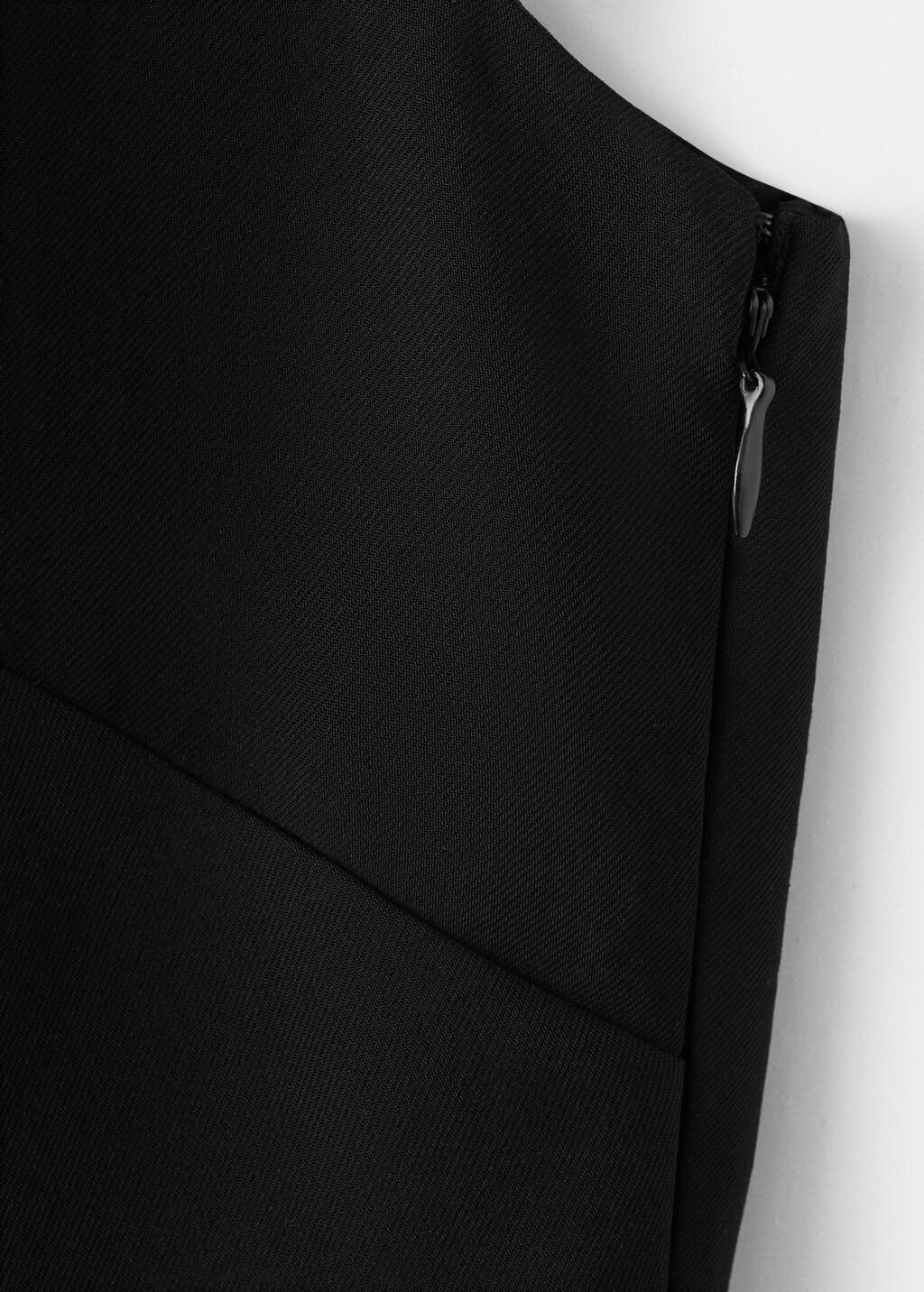 BLACK Open back halter jumpsuit, Black, medium