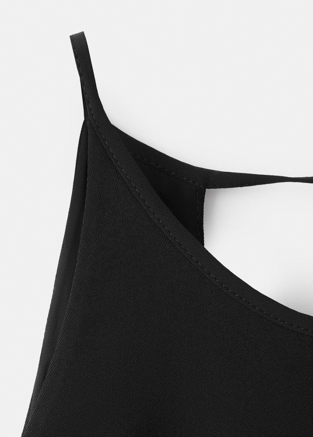 BLACK Open back halter jumpsuit, Black, large image number 4