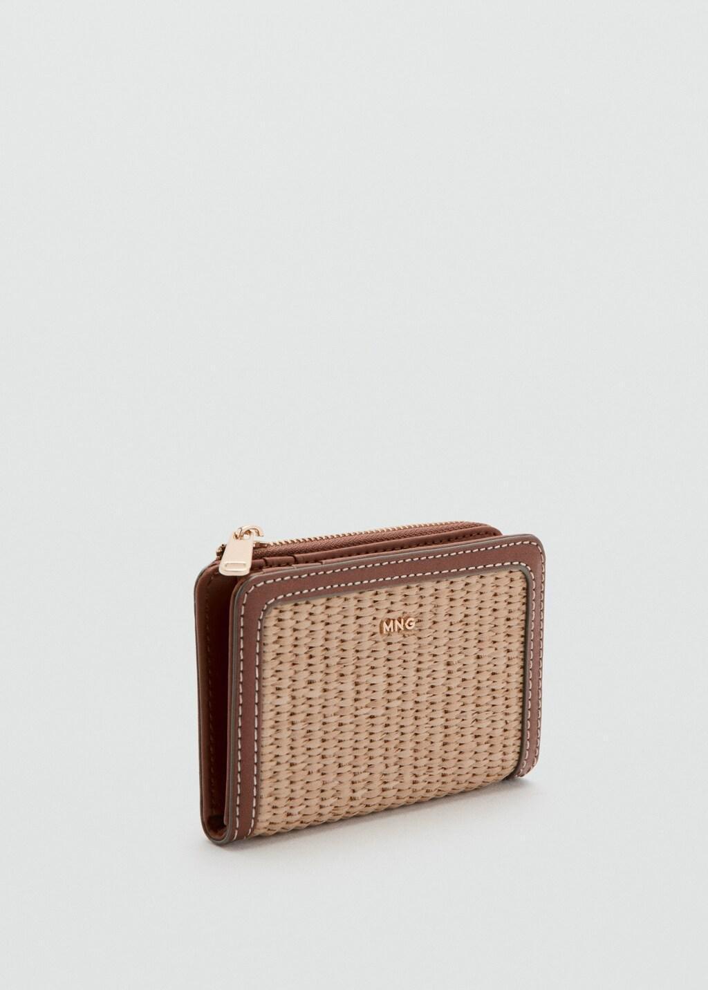 Beige Small Textured Purse, 0201_08, large image number 0