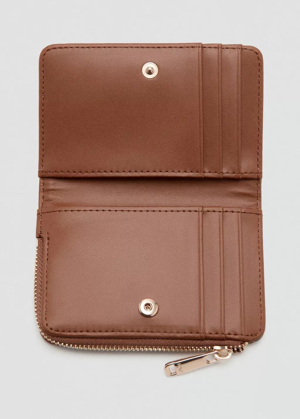 Beige Small Textured Purse, 0201_08, large image number 1