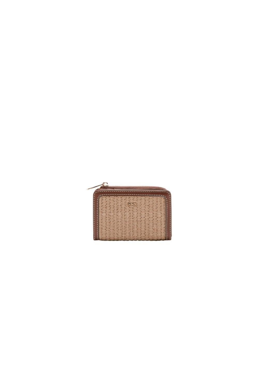 Beige Small Textured Purse, 0201_08, large image number 2