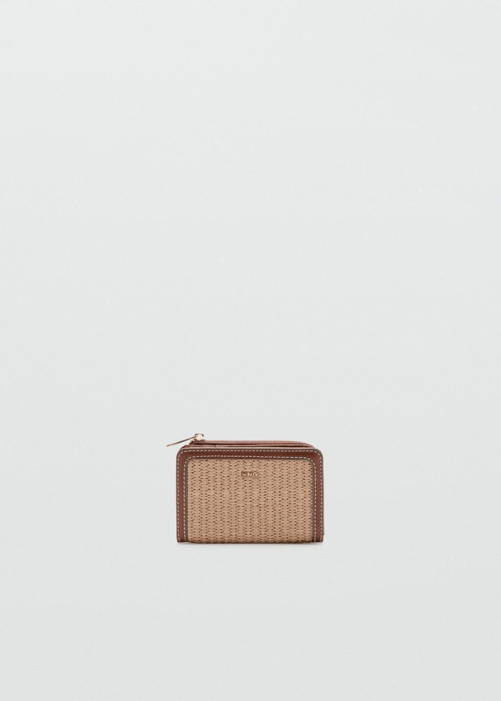 Beige Small Textured Purse, 0201_08, large image number 3